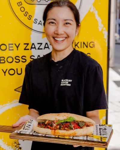 Jess of Perth sandwich bar Joey Zaza's celebrates her birthday on 1 April