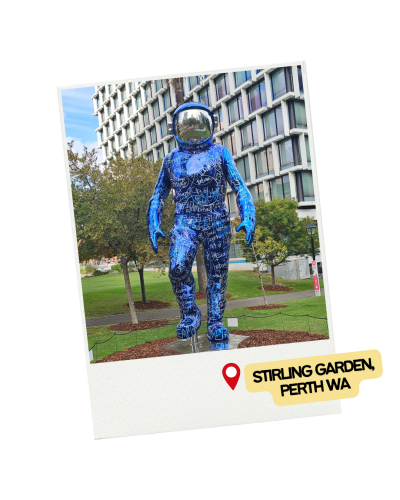 Boonji-spaceman-touches-down-at-stirling-gardens