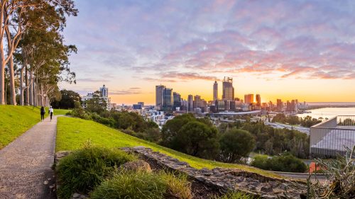 Bold Park walking trails inside Perth has city and coastal views like in Kings Park.