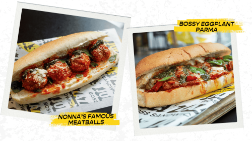 Winter-sandwiches-at-Joey-zaza's-best perth-sandwich-bar-in-Perth-CBD-featuring-Nonna's-Famous-Meatball-and-Bossy-Eggplant-Parma